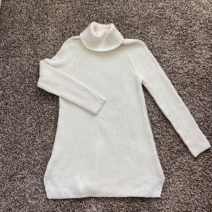Turtleneck sweater dress